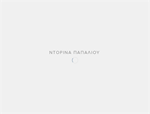 Tablet Screenshot of dorinapapaliou.com